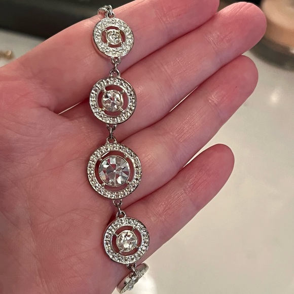 Silver Cz Diamond Bracelet - Picture 3 of 4